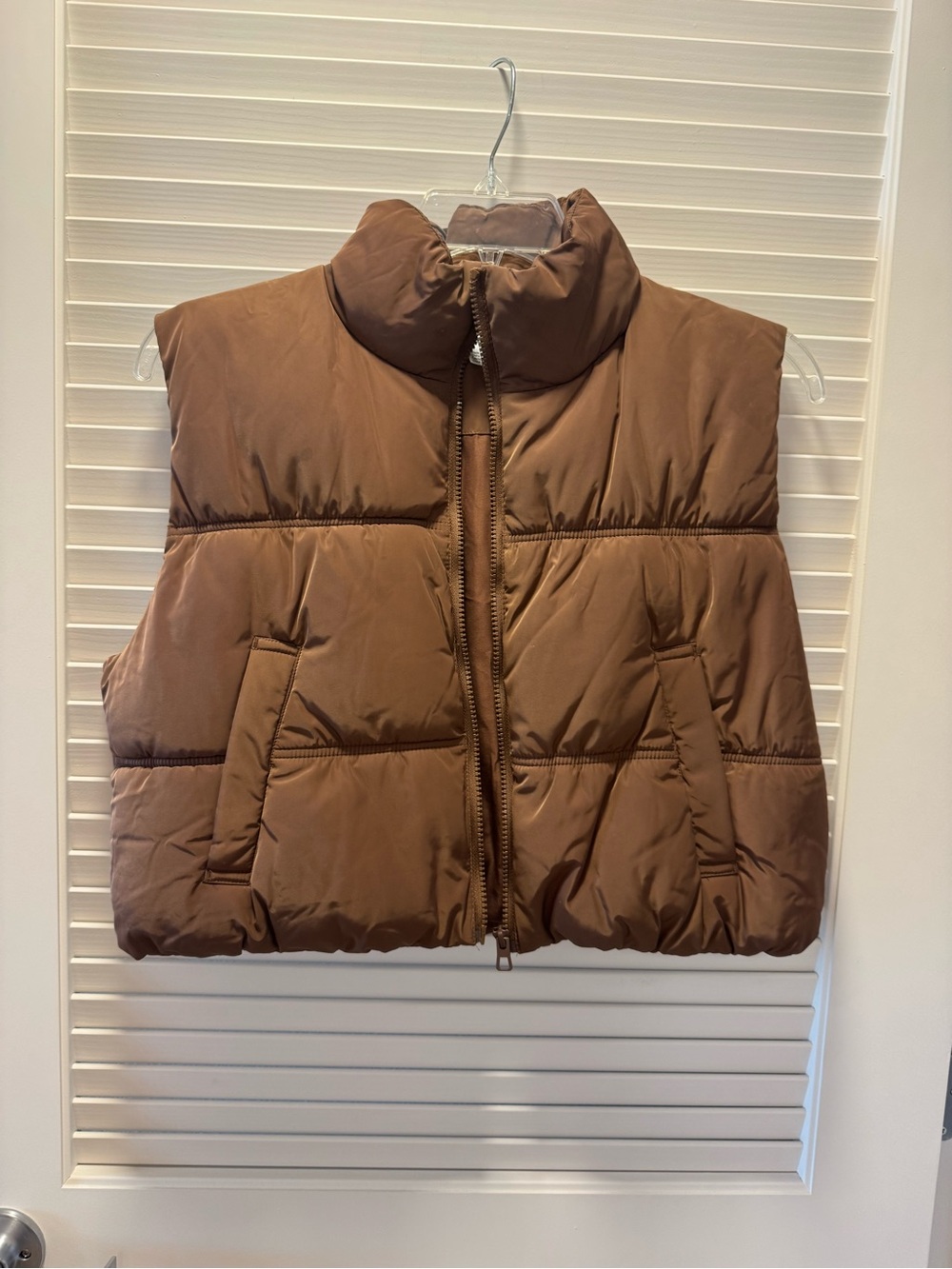 H&M Chestnut Brown Puffer Vest